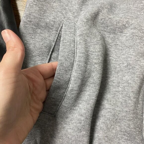 Original Deluxe Letterman Varsity Jacket Unisex L Rose Patch Cali Faux Leather - Picture 7 of 14